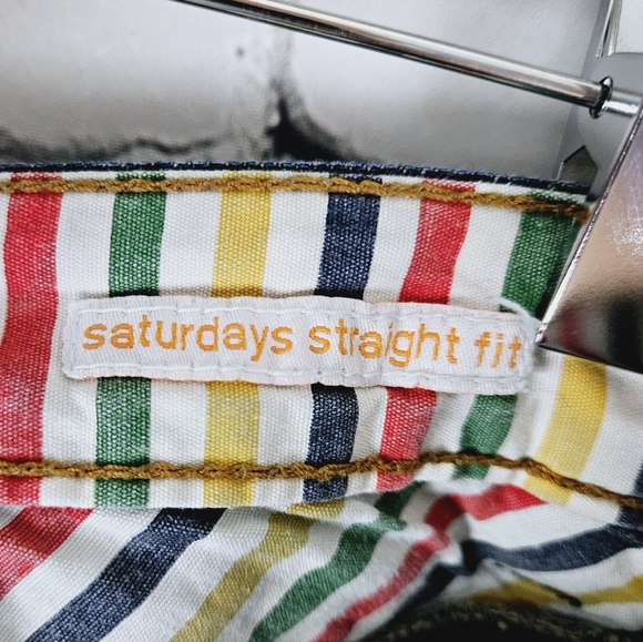 ENJOI | Saturdays straight fit selvedged dark wash jeans - Picture 10 of 10